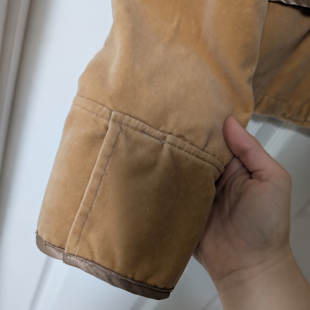 BKE Tan Jacket with Patterned Lining - Picture 2 of 7